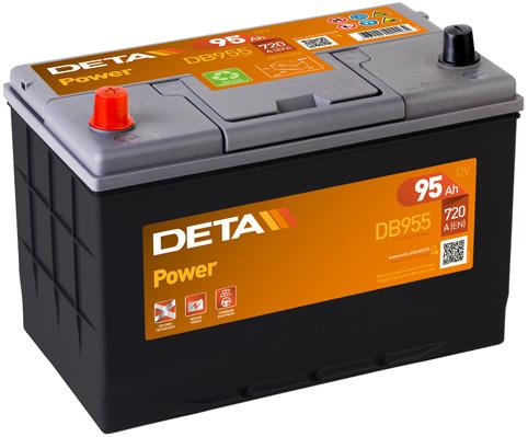 Deta DB955 Акумулятор Deta Power 12В 95Ач 720А(EN) L+ DB955: Купити в Україні - Добра ціна на EXIST.UA!