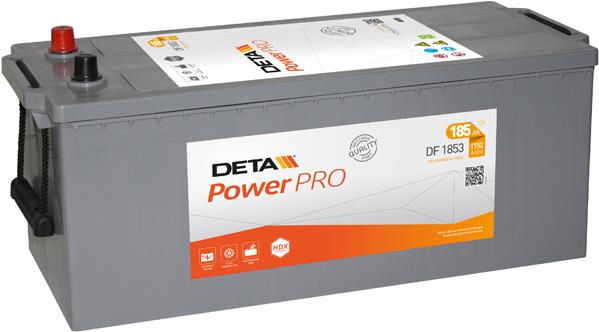 Deta DF1853 Акумулятор Deta Heavy Professional Power 12В 185Ач 1150А(EN) L+ DF1853: Купити в Україні - Добра ціна на EXIST.UA!