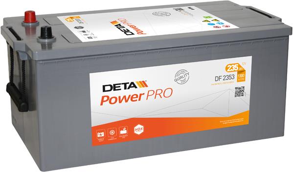 Deta DF2353 Акумулятор Deta Heavy Professional Power 12В 235Ач 1300А(EN) L+ DF2353: Приваблива ціна - Купити в Україні на EXIST.UA!