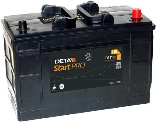 Deta DG1100 Акумулятор Deta Heavy Professional 12В 110Ач 750А(EN) R+ DG1100: Купити в Україні - Добра ціна на EXIST.UA!