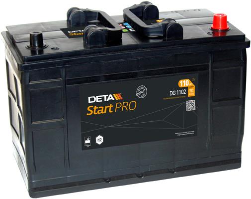 Deta DG1102 Акумулятор Deta Heavy Professional 12В 110Ач 750А(EN) R+ DG1102: Приваблива ціна - Купити в Україні на EXIST.UA!