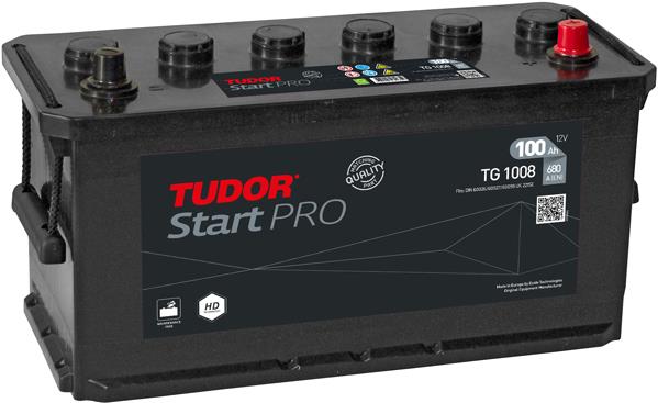 Tudor TG1008 Акумулятор Tudor 12В 100Ач 680А(EN) R+ TG1008: Приваблива ціна - Купити в Україні на EXIST.UA!