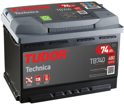 Tudor TB740 Акумулятор Tudor 12В 74Ач 680А(EN) R+ TB740: Купити в Україні - Добра ціна на EXIST.UA!