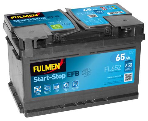 Fulmen FL652 Акумулятор Fulmen EFB Start-Stop 12В 65Аг 650А(EN) R+ FL652: Приваблива ціна - Купити в Україні на EXIST.UA!