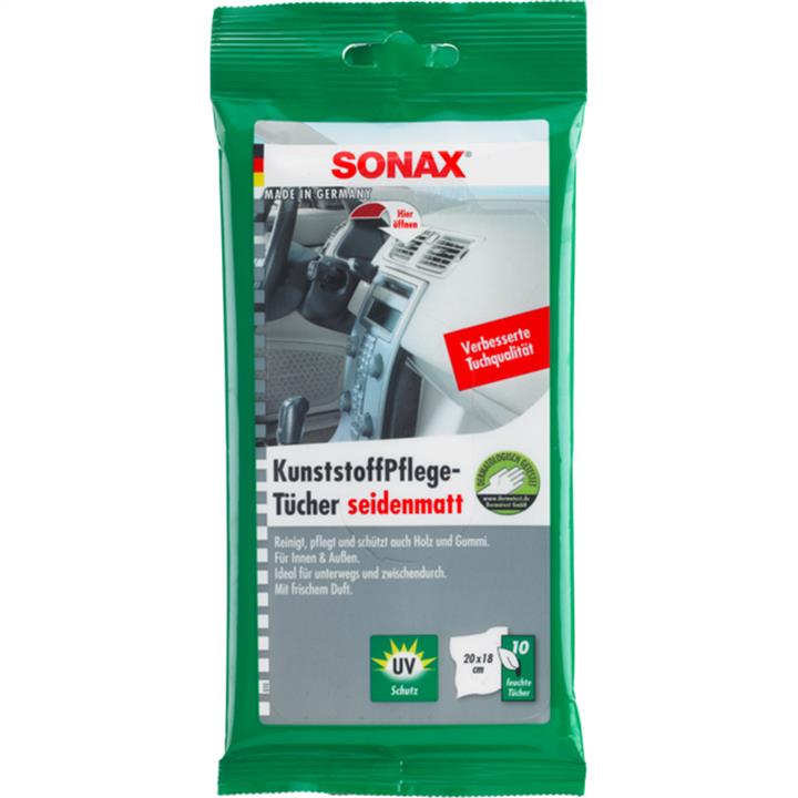 Sonax 415800 Серветки для очищення пластику, матовий ефект 20х18 см, 10 шт. 415800: Купити в Україні - Добра ціна на EXIST.UA!