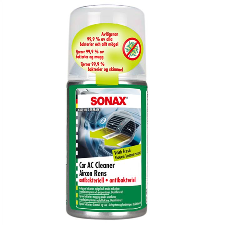 Sonax 323407 Очищувач кондиціонера антибактеріальний "Green Lemon", 100 мл 323407: Купити в Україні - Добра ціна на EXIST.UA!