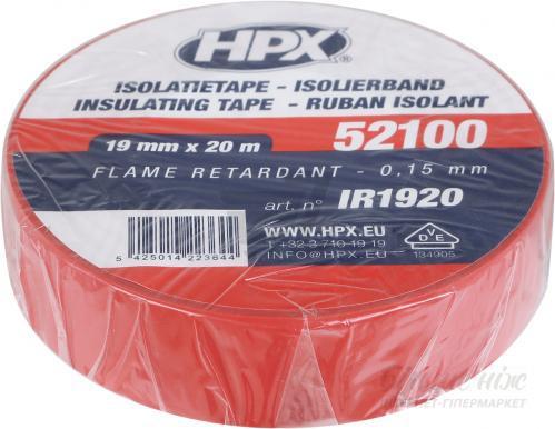 Изолента красная, 20 м Hpx IR1920