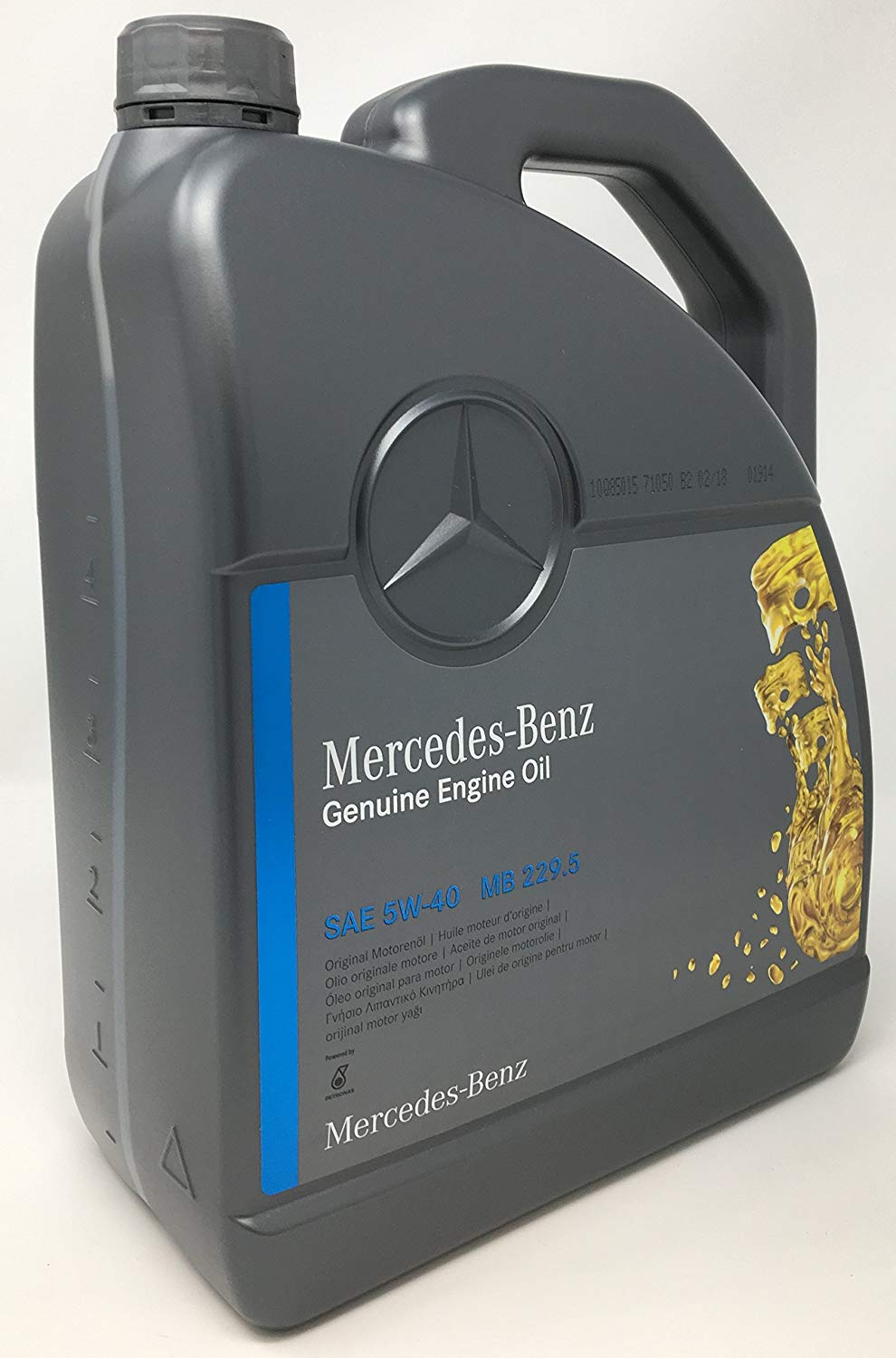 Моторна олива Mercedes Genuine Engine Oil 5W-40, 5л Mercedes A 000 989 92 02 13 AIFE