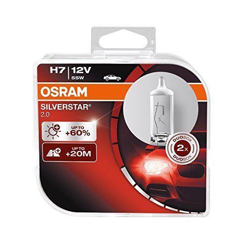 Osram 64210 SV2 DUOBOX Лампа галогенна Osram Silverstar +60% 12В H7 55Вт +60% 64210SV2DUOBOX: Купити в Україні - Добра ціна на EXIST.UA!