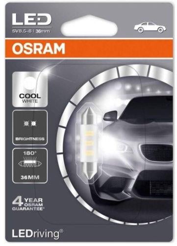 Osram 6436CW-01B Лампа розжарювання, лампа системи травмобезпеки дверей 6436CW01B: Купити в Україні - Добра ціна на EXIST.UA!