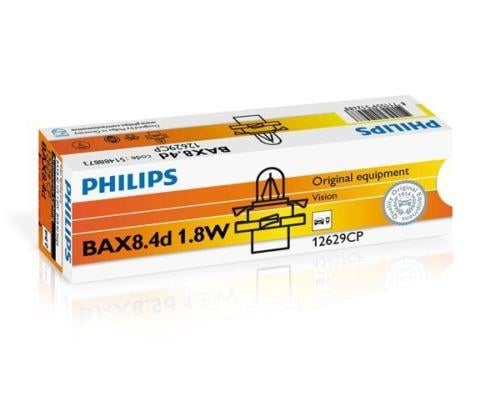 Philips 12629CP Лампа розжарювання BAX 12V 1,8W 12629CP: Приваблива ціна - Купити в Україні на EXIST.UA!