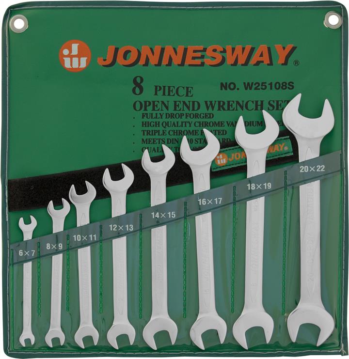 Jonnesway W25108S Набір ключів ріжкових 6-22мм, 8 предметів W25108S: Купити в Україні - Добра ціна на EXIST.UA!