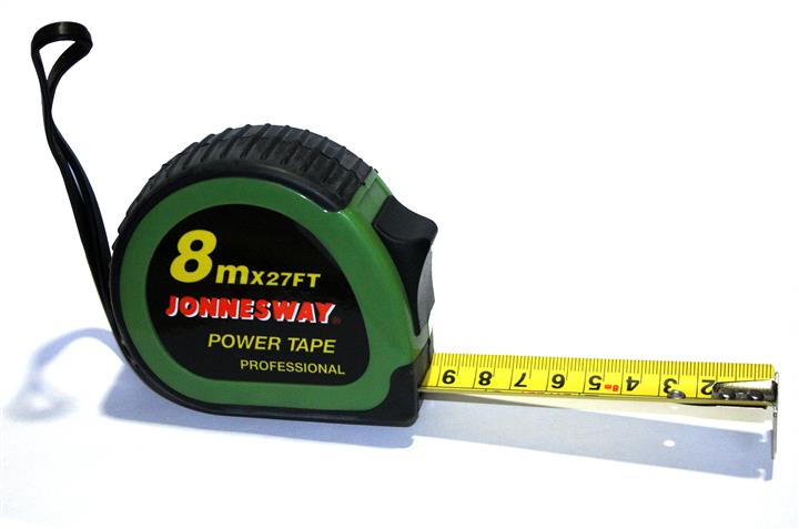 Jonnesway MT0204 Рулетка, 8м, ергономічний гумовий корпус MT0204: Купити в Україні - Добра ціна на EXIST.UA!
