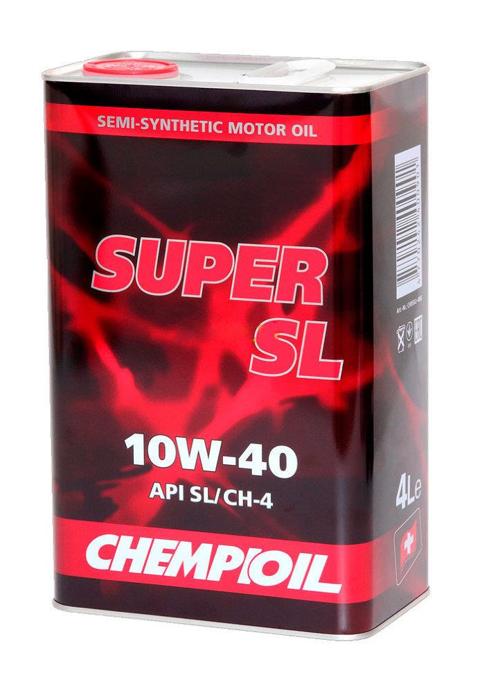 Chempioil 4770242400901 Моторна олива CHEMPIOIL Super SL 10W-40, 4л 4770242400901: Купити в Україні - Добра ціна на EXIST.UA!