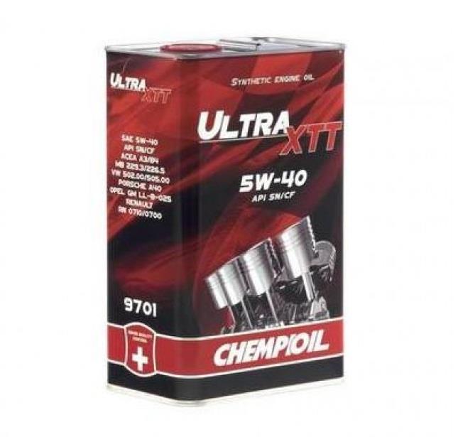 Chempioil 4770242401113 Моторна олива Chempioil Ultra XTT 5W-40, 1л 4770242401113: Приваблива ціна - Купити в Україні на EXIST.UA!