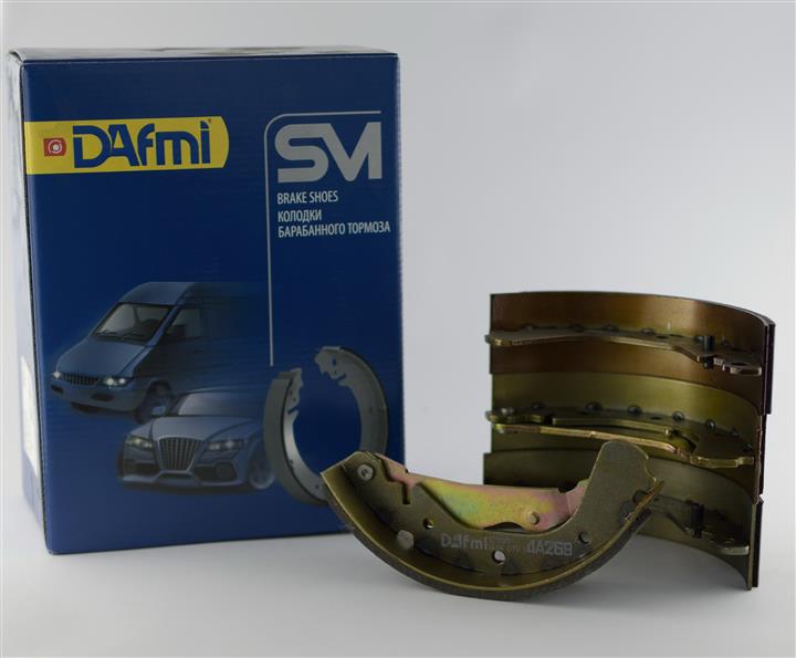 DAfmi DA269 Колодки гальмівні барабанні, комплект DA269: Купити в Україні - Добра ціна на EXIST.UA!