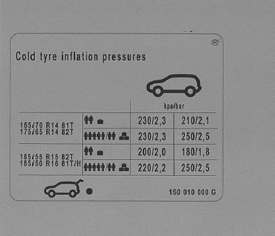 1S0010000G VAG Наклейка информационная