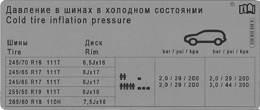 2H0010826K VAG Наклейка інформаційна