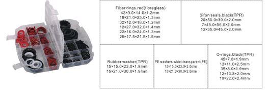Forsage F-772 Кільця, шайби ущільнюючі гумові, азбестові й пластикові, 383пр. F772: Купити в Україні - Добра ціна на EXIST.UA!