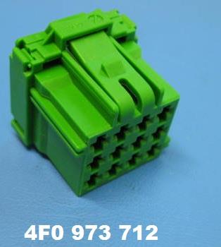 4F0973712 VAG Корпус роз'єму кабеля