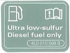 4L0010508B VAG Табличка інформаційна
