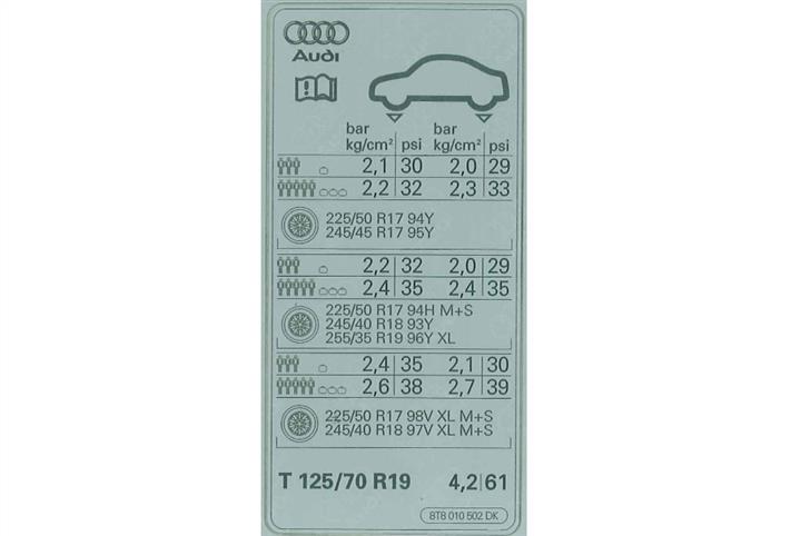 8T8010502DK VAG Автозапчастина