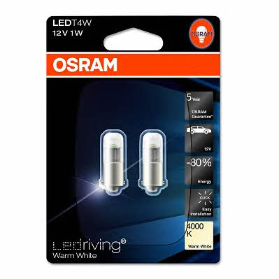 Osram 3850WW-02B Лампа світлодіодна Osram LEDriving WarmWhite T8,5 12V BA9S (2 шт.) 3850WW02B: Купити в Україні - Добра ціна на EXIST.UA!