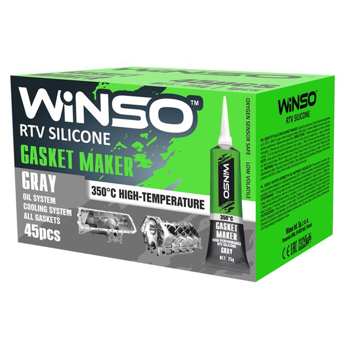 Winso 310110 Герметик прокладок, силіконовий, високотемпературний, +350 ° С, сірий, 25 г 310110: Купити в Україні - Добра ціна на EXIST.UA!