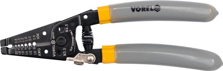 Vorel 45010 Кліщі обтискні для зняття ізоляції, 185мм 45010: Купити в Україні - Добра ціна на EXIST.UA!