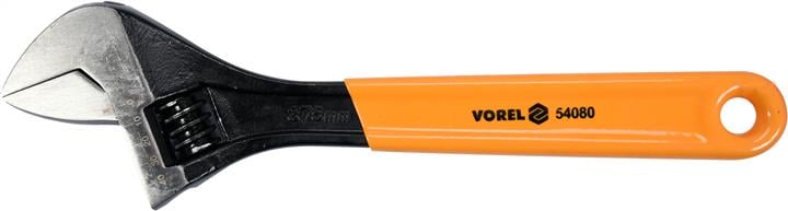 Vorel 54080 Ключ розвідний з прогумованою рукояткою, 375мм 54080: Купити в Україні - Добра ціна на EXIST.UA!
