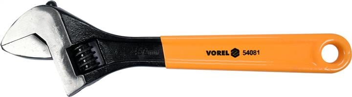 Vorel 54081 Ключ розвідний з гумовою рукояткою 450 мм 54081: Приваблива ціна - Купити в Україні на EXIST.UA!