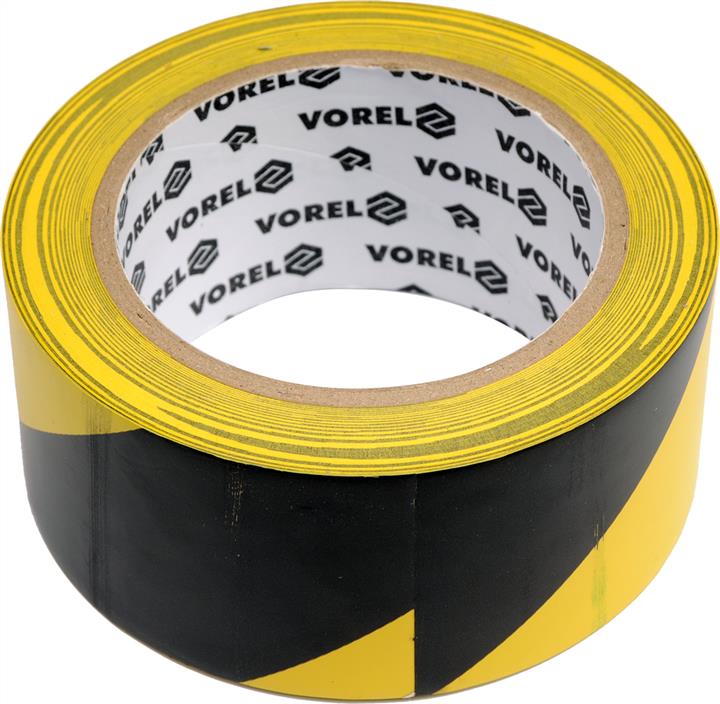 Vorel 75231 Стрічка клейка сигнальна, жовто-чорна, 48 мм х 33 м 75231: Купити в Україні - Добра ціна на EXIST.UA!