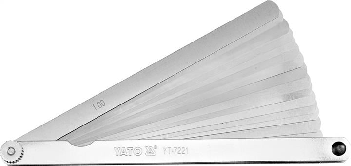 Yato YT-7221 Набір щупів вимірювальних, 0,02-1мм, 200мм, 17 шт YT7221: Купити в Україні - Добра ціна на EXIST.UA!