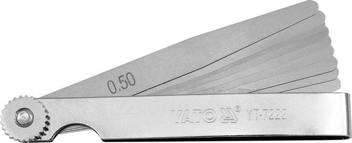 Yato YT-7222 Набор щупов измерительных, 0,05 - 0,5 мм, 100 мм, 10 шт YT7222: Купить в Украине - Отличная цена на EXIST.UA!