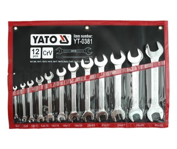 YT0381 Yato Набор рожковых ключей 6-32мм