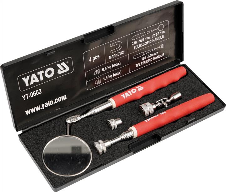 Інспекційний набір для перевірки, комплект дзеркало та утримувач Yato YT-0662