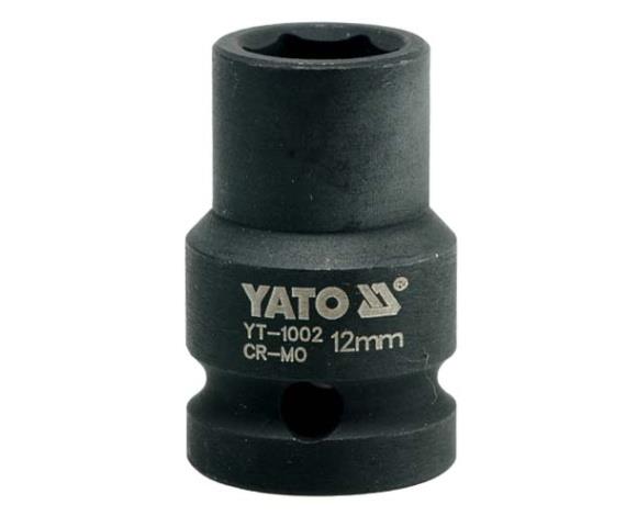 Yato YT-1002 Головка торцева ударна шестигранна 1/2" 12 мм YT1002: Приваблива ціна - Купити в Україні на EXIST.UA!