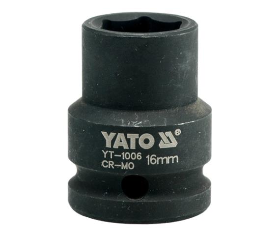 Yato YT-1006 Головка торцева ударна шестигранна 1/2" 16 мм YT1006: Купити в Україні - Добра ціна на EXIST.UA!