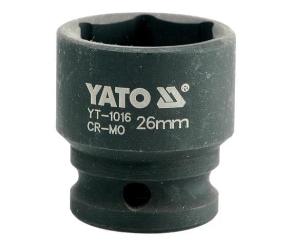 Yato YT-1016 Головка торцева ударна шестигранна 1/2" 26 мм YT1016: Приваблива ціна - Купити в Україні на EXIST.UA!