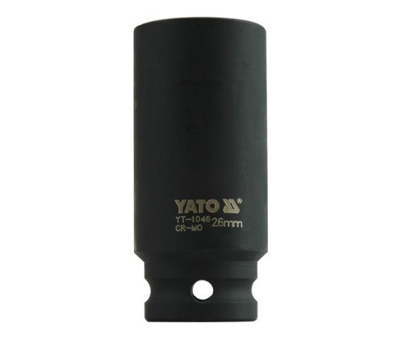 Yato YT-1046 Головка торцева ударна шестигранна подовжена 1/2", 26 мм YT1046: Купити в Україні - Добра ціна на EXIST.UA!