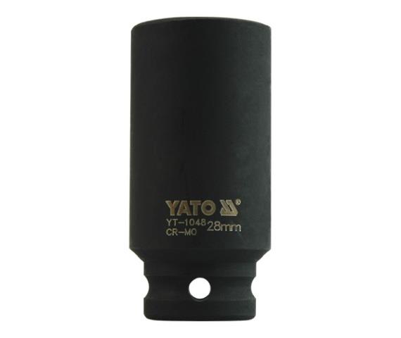 Yato YT-1048 Головка торцева ударна шестигранна подовжена 1/2", 28 мм YT1048: Приваблива ціна - Купити в Україні на EXIST.UA!