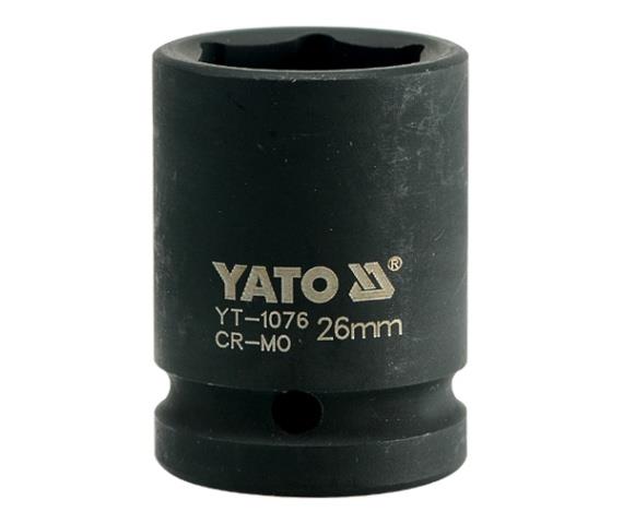 Yato YT-1076 Головка торцева ударна шестигранна, 3/4", 26 мм YT1076: Купити в Україні - Добра ціна на EXIST.UA!