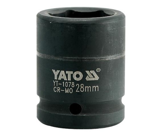 Yato YT-1078 Головка торцева ударна шестигранна, 3/4", 28 мм YT1078: Купити в Україні - Добра ціна на EXIST.UA!