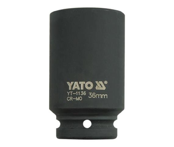 Yato YT-1136 Головка торцева ударна шестигранна подовжена, 36 мм, 3/4" YT1136: Купити в Україні - Добра ціна на EXIST.UA!