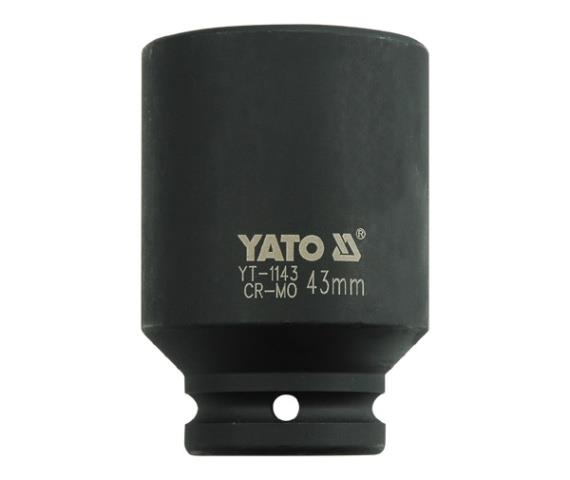 Yato YT-1143 Головка торцева ударна шестигранна подовжена, 43 мм, 3/4" YT1143: Купити в Україні - Добра ціна на EXIST.UA!