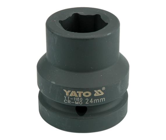 Yato YT-1180 Головка торцева ударна шестигранна 1", 24 мм YT1180: Купити в Україні - Добра ціна на EXIST.UA!