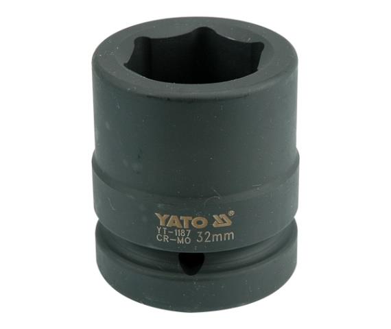 Yato YT-1187 Головка торцева ударна шестигранна, 32 мм, 1" YT1187: Купити в Україні - Добра ціна на EXIST.UA!