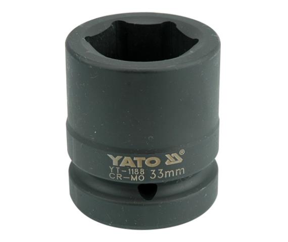 Yato YT-1188 Головка торцева ударна шестигранна, 33 мм, 1" YT1188: Купити в Україні - Добра ціна на EXIST.UA!