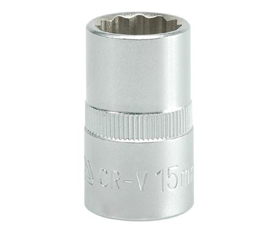 YT1277 Yato Головка торцевая короткая 12-гранная 1/2" 15 мм