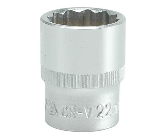 YT1284 Yato Головка торц. коротк 12-гранная 1/2" 22мм
